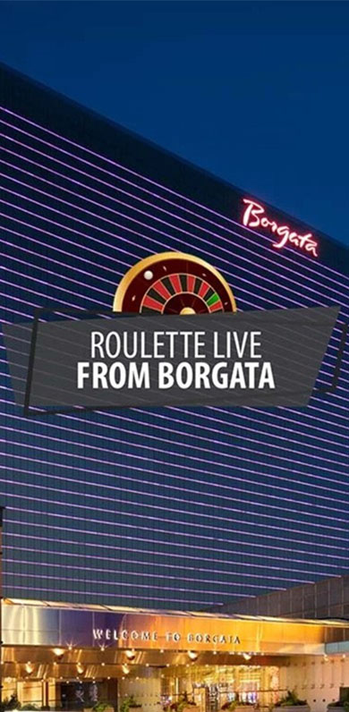 Roulette live from Borgata in Live Dealer