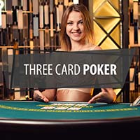 Three Card Poker in Live Dealer