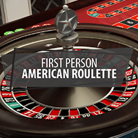 First Person American Roulette in Live Dealer
