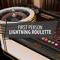 First Person Lightning Roulette in Live Dealer